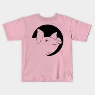 Pig Logo Kids T-Shirt